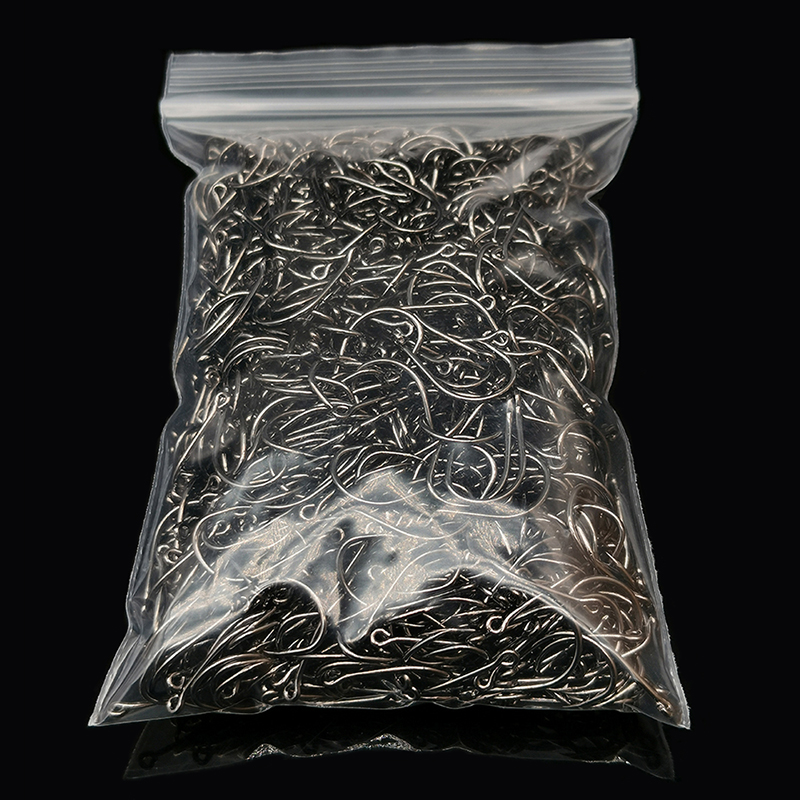 Fishing Hook Assortment - 200 stuks vishaken eyed cirkel jighead